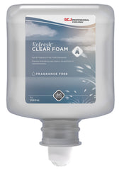 Deb Refresh® Clear FOAM CLR1L Perfume-Free/Dye-Free Hand Wash, 1 L Nominal, Cartridge Package, Liquid Form, Unscented Odor/Scent