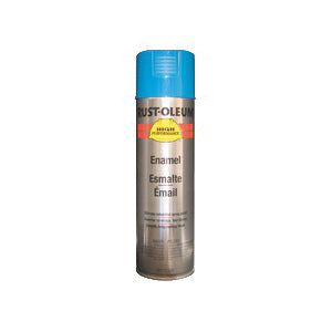 Rust-Oleum V2124838 V2100 System Enamel Spray Paint, 15 oz Container, Liquid Form, Safety Blue, 12 to 20 sq-ft/can Coverage