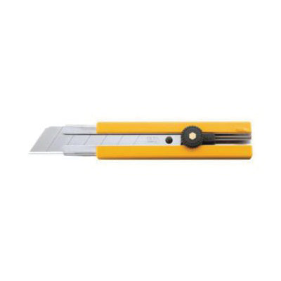OLFA H-1 Utility Knife, 25 mm W Snap-Off Blade, 1 Blades Included, High Carbon Steel Blade, 6-3/4 in OAL