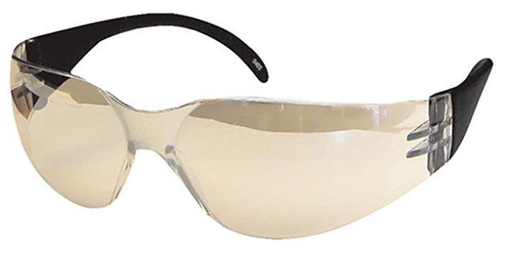 DENTEC SAFETY 93105 Citation 931 Eye Protection With Rubberized Temple Arm, Anti-Scratch, Indoor/Outdoor Mirror Lens, Wrap Around Frame, Polycarbonate Lens, ANSI Z87.1|CAN/CSA Z94.3|SEI Certified