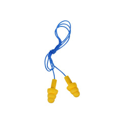 E-A-R 7000002320 340-4004 Corded Ear Plug, 25 dB Noise Reduction, Flanged Shape, Reusable, Corded Design