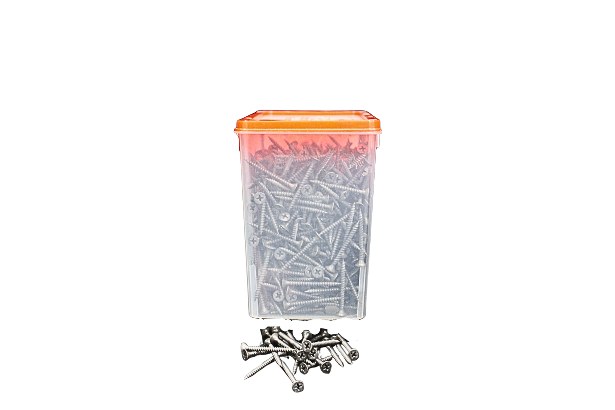Grabber Drywall Screws – Drill Point / Clear Zinc – 5 Pound #6 x 1-5/8” 5Lb Pack