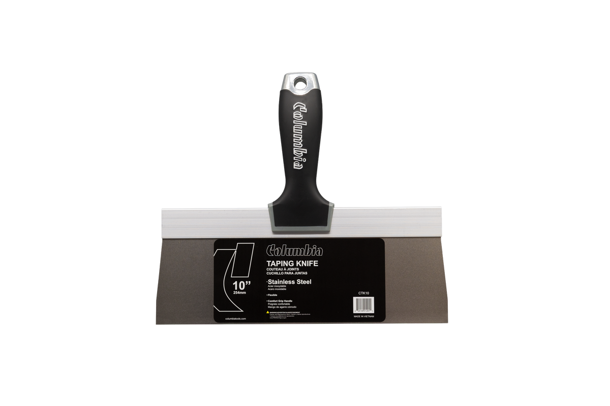 Columbia Stainless Steel Taping Knives w/Comfort Grip Handle