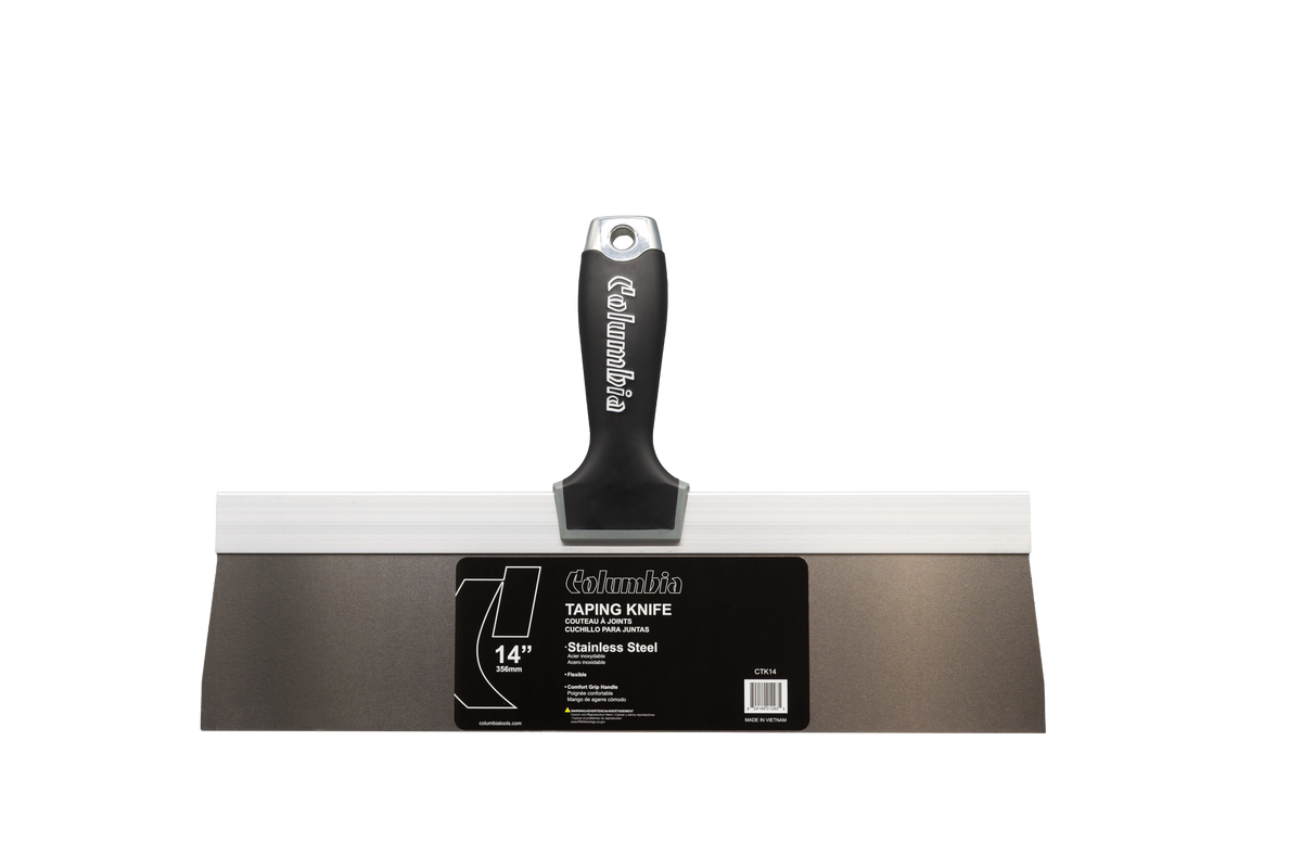 Columbia Stainless Steel Taping Knives w/Comfort Grip Handle