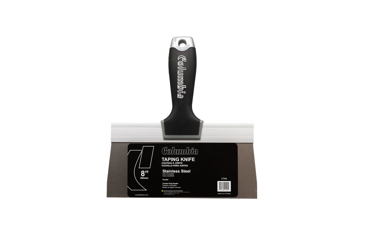 Columbia Stainless Steel Taping Knives w/Comfort Grip Handle