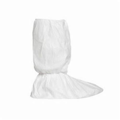 DuPont IC444SWHXL02000B Boot Cover, XL Fits Shoe, White, Elastic Opening and Ankle Closure, Tyvek IsoClean/PVC Sole Outsole, Resists: Skid, Specifications Met: ASTM F2101, D3776, D774, D5034, D257, AATCC 127, 16 CFR 1610 Class 1 200CS