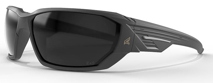EDGE® TXD416 Dawson Safety Glasses, Anti-Scratch, Polarized Smoke Lens, Full-Frame Frame, Black, Nylon/Polycarbonate/Thermoplastic Rubber Frame, Polycarbonate Lens, CSA/ANSI/ISEA/MCEPS Compliant
