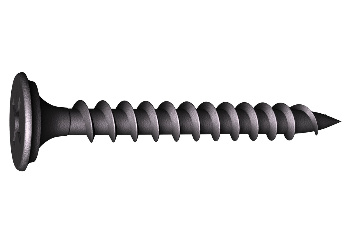Grabber #6 x 1” Phillips, Bugle Head, Fine Thread, Steaker Point Phosphate Drywall Screws
