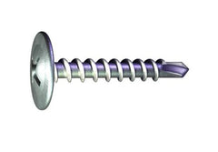 Grabber #8 x 1/2"  Modified Truss Head, Fine Thread, Drill Point Clear Zinc Framing Screws