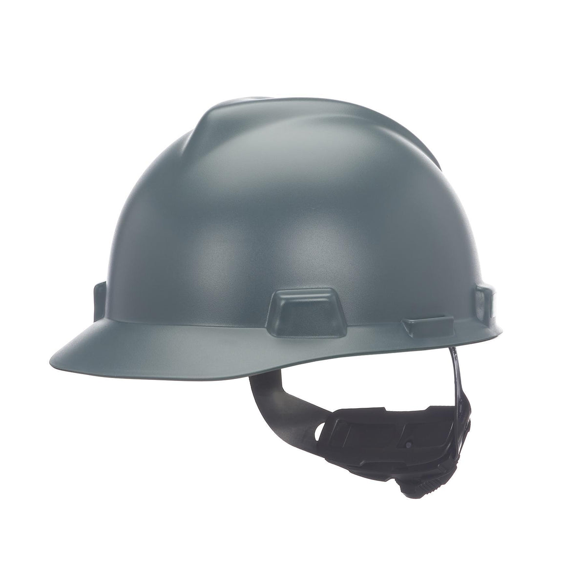 MSA 10203084 V-Gard Head Protection Hat, 6-1/2 Fits Mini Hat, 8 Fits Max Hat, Polyethylene, Fas-Trac III Suspension, ANSI Electrical Class Rating: Class E, ANSI Impact Rating: ANSI Z89.1-2014 Type 1
