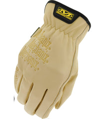 Mechanix Wear LDCW-75-008 LDCW-75 General Purpose Work Gloves, Driver, Gunn Cut/Keystone Thumb Style, S, Durahide DRY Leather Palm, Tan, Elastic Wrist Cuff, Resists: Abrasion, Cut, Fluid, Puncture and Tear
