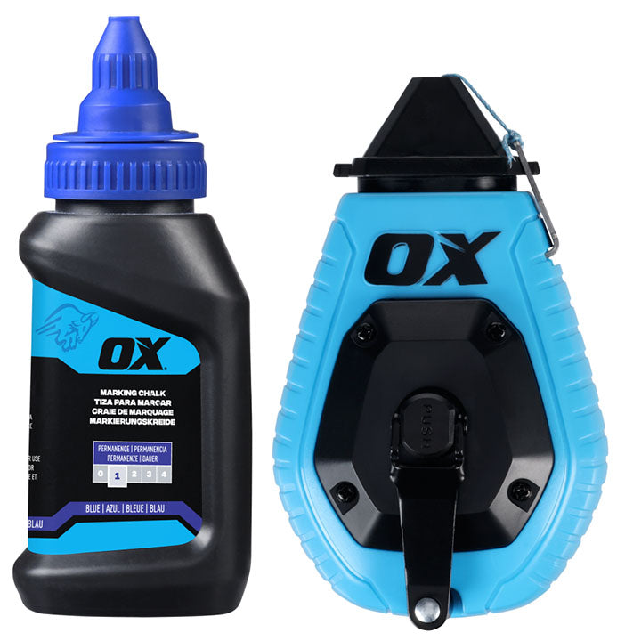 OX Trade 30m/100 ABS Chalk Reel Value Pack