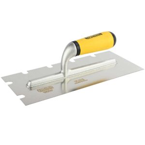 TapeTech 12 X 5 EIFS U-Notch Trowel 1/2 X 1/2 X 2